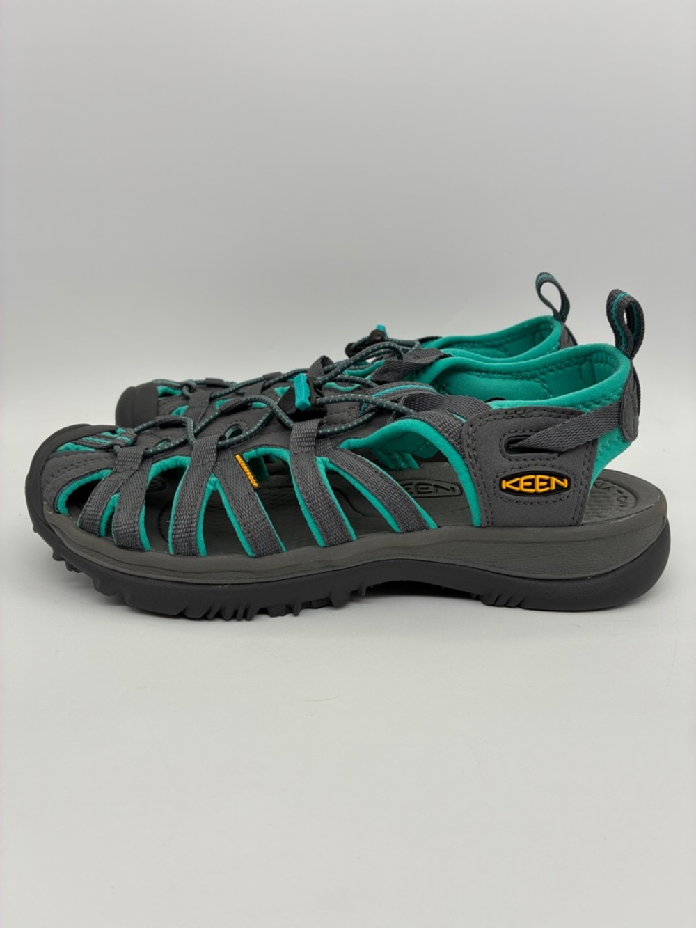 KEEN Women's Whisper Hiking & Walking Sandals in Dark Shadow/Ceramic | Size: 9 - Picture 2 of 15